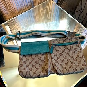 GUCCI Belt Bag Teal & Stunning!